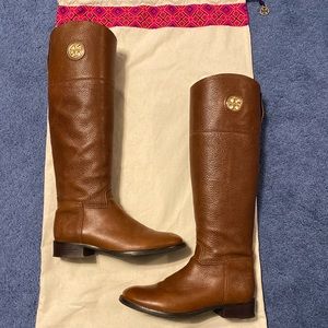 Chestnut Tory Burch Riding Boots